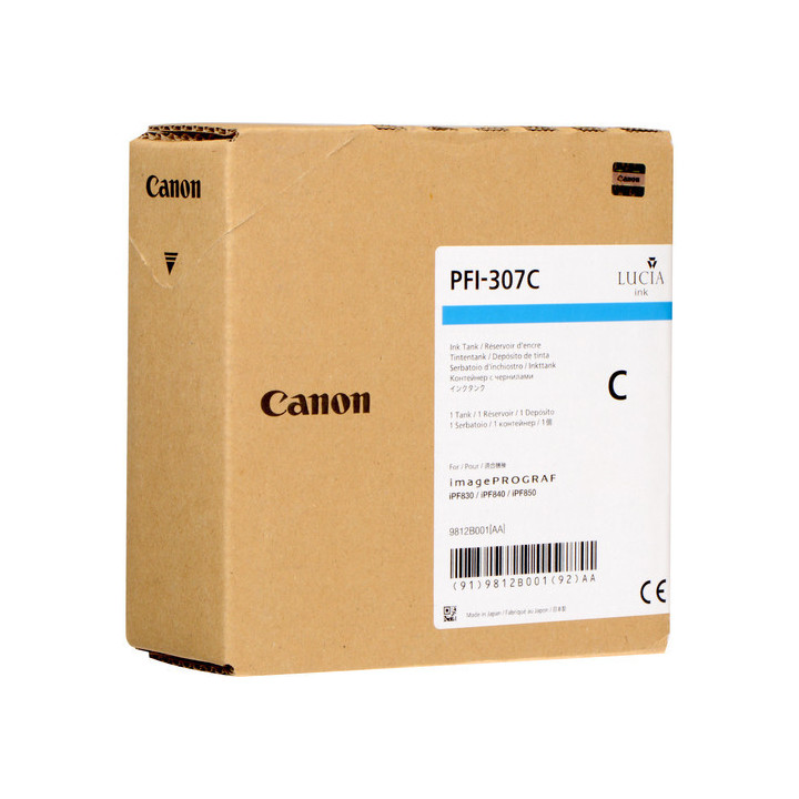 Canon PFI-307C cartouche d'encre Original Cyan