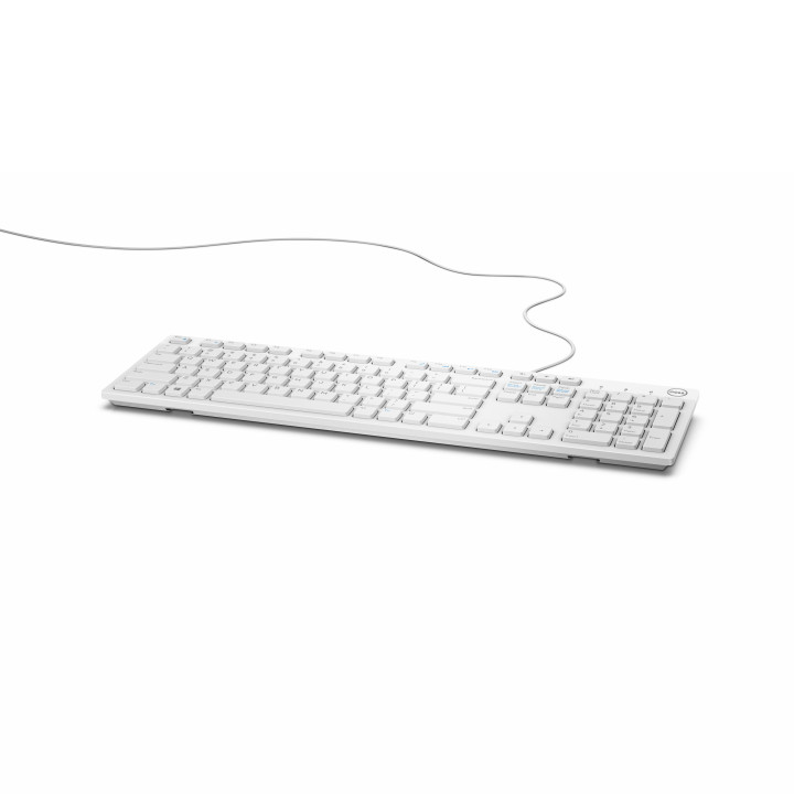 DELL KB216 clavier Universel USB AZERTY Français Blanc