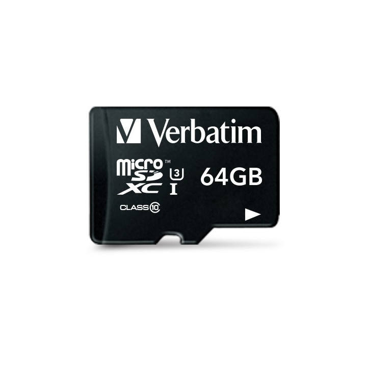 Verbatim Pro 64 Go MicroSDXC UHS Classe 10