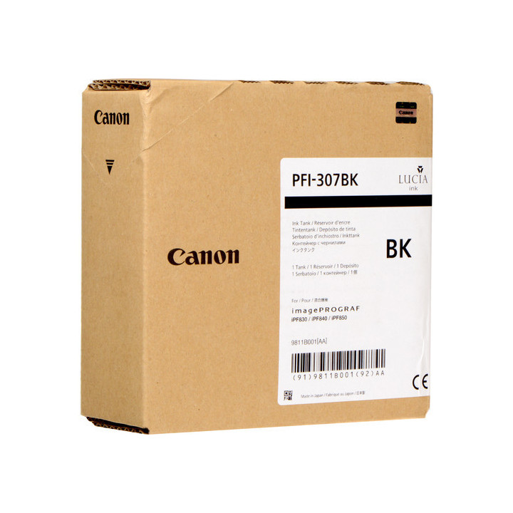 Canon PFI-307BK cartouche d'encre Original Noir