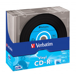 Verbatim CD-R AZO Data Vinyl 700 Mo 10 pièce(s)