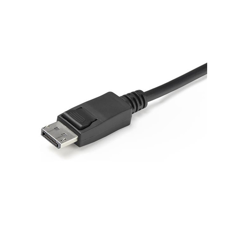 StarTech.com Commutateur KVM à 2 ports USB 4K 60 Hz DisplayPort avec câbles incorporés