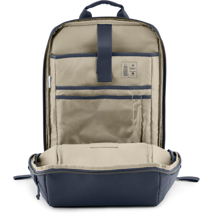 HP Sac à dos pour ordinateur portable 15,6 pouces Travel 18 litres (bleu nuit)