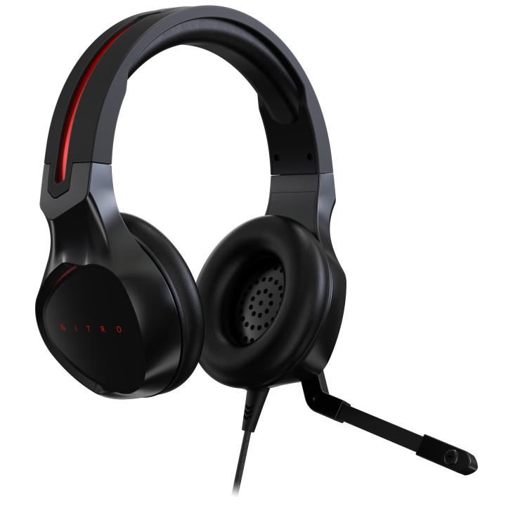 Acer Nitro Gaming Headset Casque Avec fil Arceau Jouer USB Type-A Noir