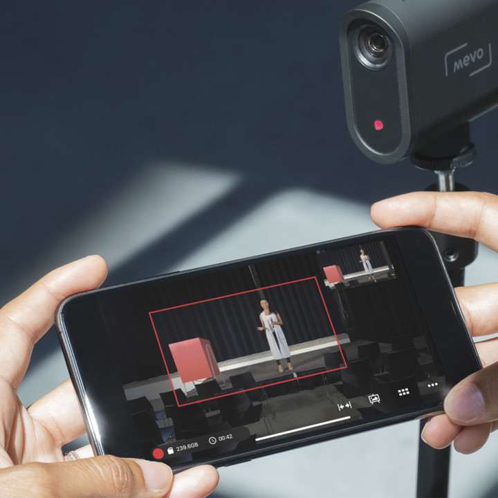 Logitech Mevo Start webcam 1920 x 1080 pixels Wi-Fi Noir