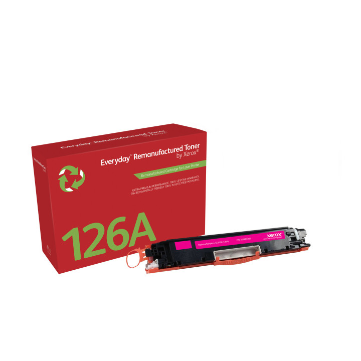 Toner remanufacturé Magenta Everyday™ de Xerox compatible avec HP 126A (CE313A), Capacité standard