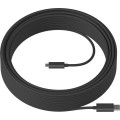 Logitech 939-001799 câble USB USB 3.2 Gen 2 (3.1 Gen 2) 10 m USB A USB C Graphite