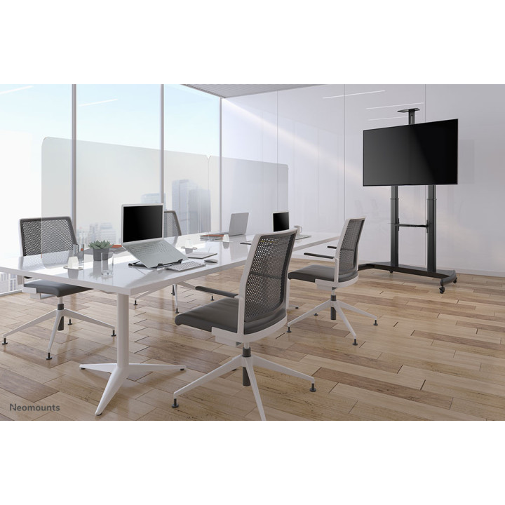 Neomounts NS-CLMPSTANDWHITE Jeu de pinces de bureau (2 pcs) - max 8 kg