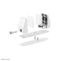Neomounts NS-CLMPSTANDWHITE Jeu de pinces de bureau (2 pcs) - max 8 kg