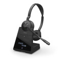 Jabra Engage 75 Casque Sans fil Arceau Bureau/Centre d'appels Bluetooth Noir