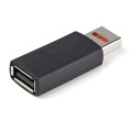 StarTech.com Adaptateur Chargeur USB Sécurisé - Data Blocker - Charge Only USB-A Mâle vers Femelle - Protection Chargeur No-