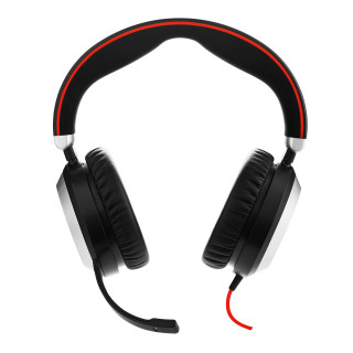 Jabra Evolve 80 Casque Avec fil Arceau Bureau/Centre d'appels USB Type-C Bluetooth Noir