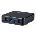 StarTech.com Switch de partage de périphériques USB 3.0 (5Gbps) avec 4 entrées / 4 sorties
