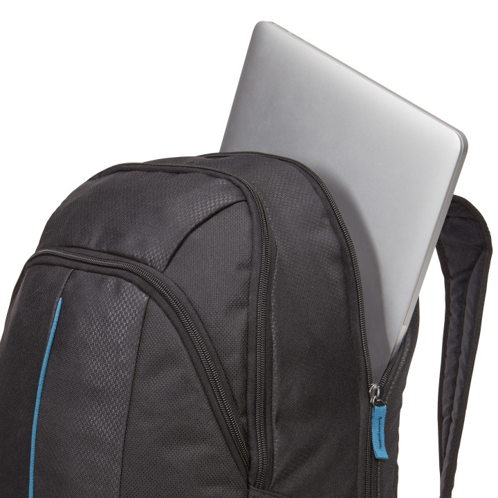 Case Logic Prevailer PREV-217 Black/Midnight sac à dos Sac à dos normal Noir Polyester