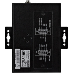 StarTech.com Hub Série 4 Ports USB vers RS232/RS485/RS422 - Convertisseur Industriel USB 2.0 vers DB9 - IP30 - Hub Série Mét