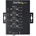 StarTech.com Hub Série 4 Ports USB vers RS232/RS485/RS422 - Convertisseur Industriel USB 2.0 vers DB9 - IP30 - Hub Série Mét