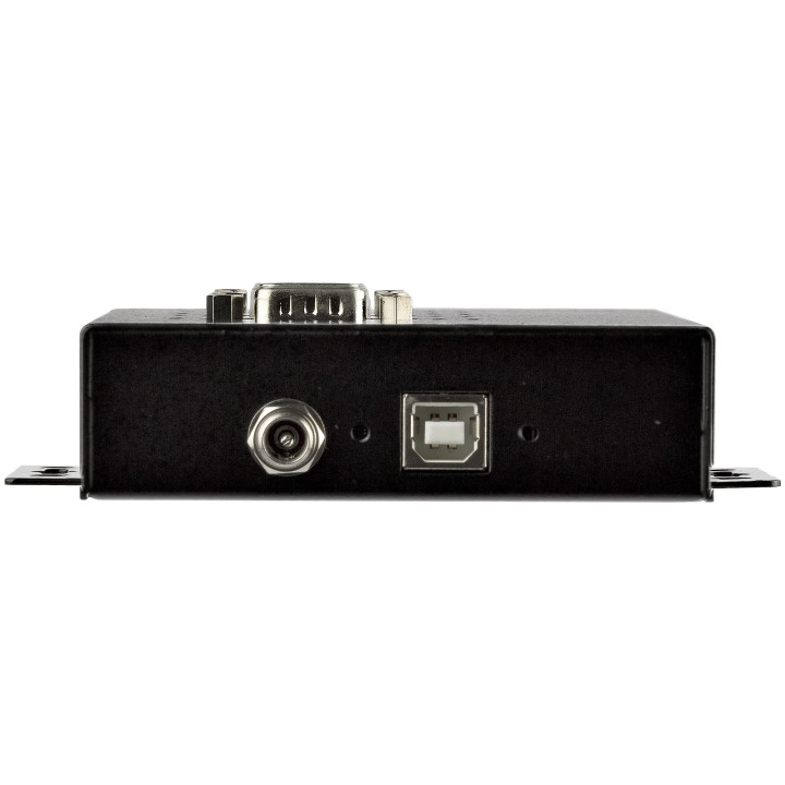 StarTech.com Hub Série 4 Ports USB vers RS232/RS485/RS422 - Convertisseur Industriel USB 2.0 vers DB9 - IP30 - Hub Série Mét