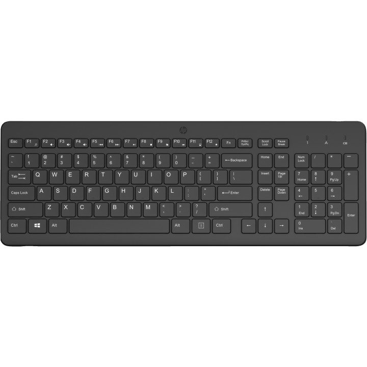 HP 225 Wireless Keyboard - Tastatur clavier Universel RF sans fil Noir