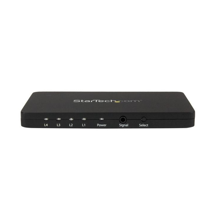 StarTech.com Switch HDMI automatique à 4 ports avec boîtier en aluminium et support MHL - Commutateur HDMI 4x1 - 4K 30Hz