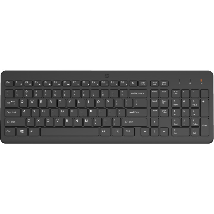 HP 220 WL KBD clavier Maison RF sans fil Noir