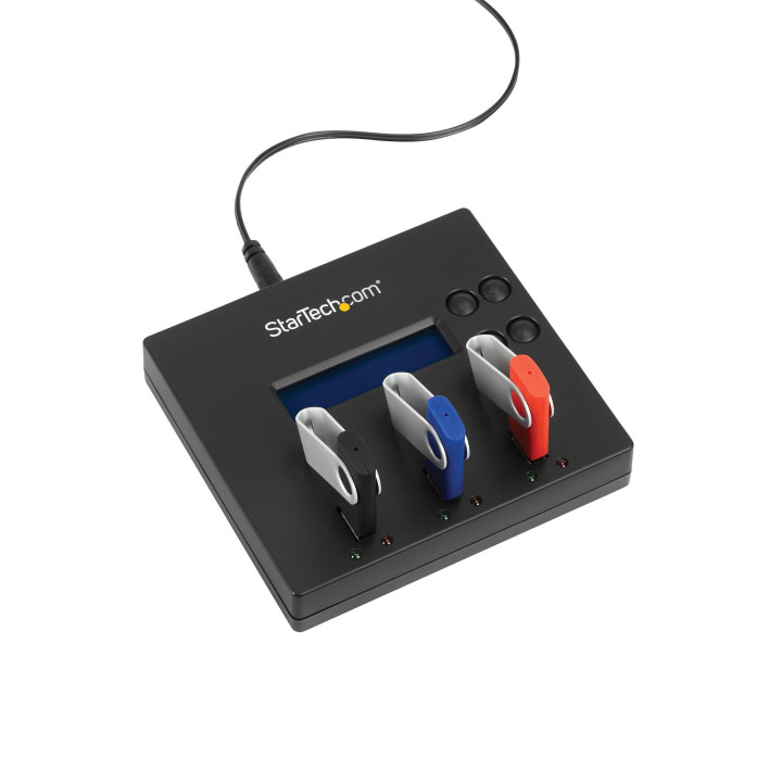 StarTech.com Duplicateur et Effaceur Autonome de 1 à 2 clés USB, Copieur de Plusieurs Clés USB, Copie Système et Fichier et