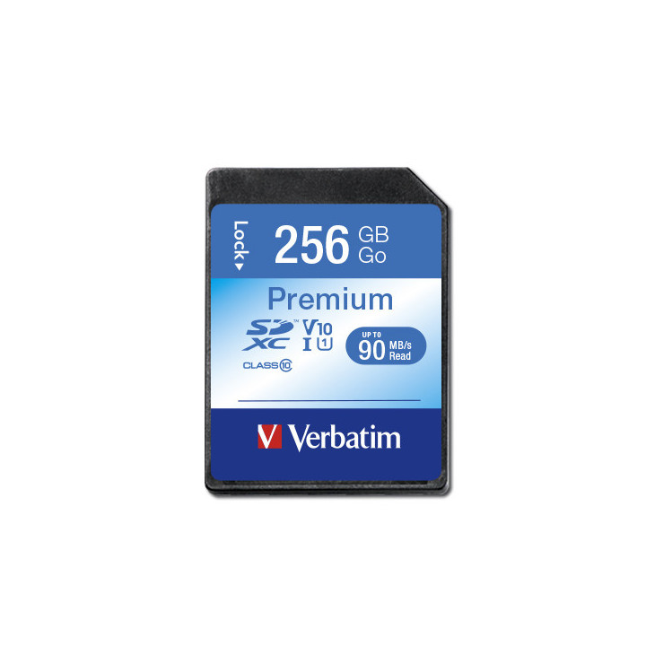 Verbatim Premium 256 Go SDXC UHS-I Classe 10