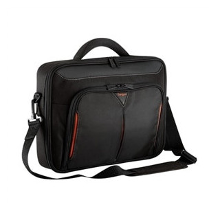 DELL Classic+ 35,6 cm (14") Malette Noir, Rouge