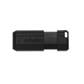 Verbatim Micro-clé USBPinStripe de 8 Go - noire