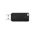 Verbatim Micro-clé USBPinStripe de 32 Go - noire