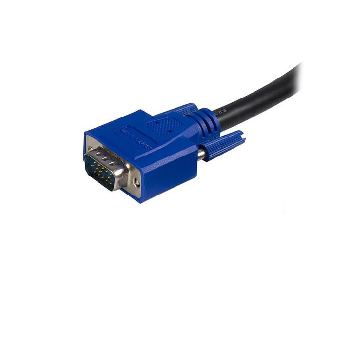 StarTech.com Câble KVM (clavier / vidéo / souris) universel - 2 en 1 - VGA et USB