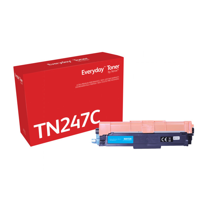 Everyday Toner Cyan ™ de Xerox compatible avec Brother TN247C, Grande capacité