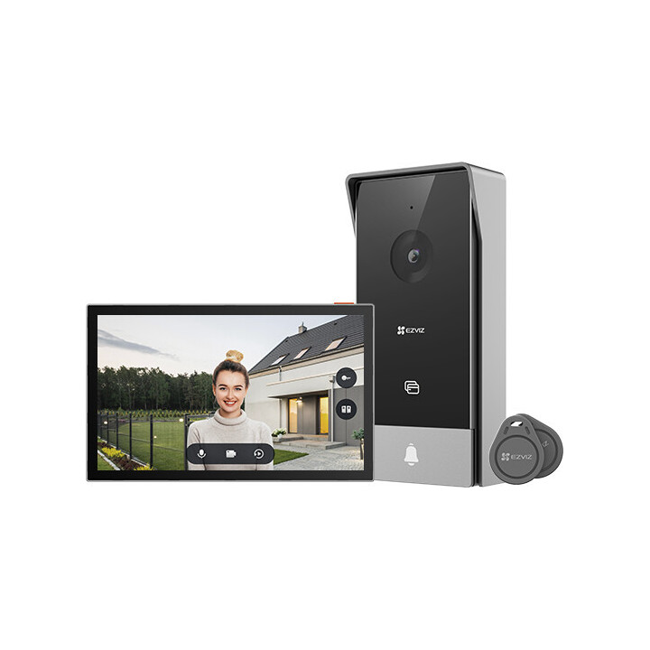 EZVIZ HP5 système vidéophone 17,8 cm (7") Noir, Argent