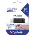 Verbatim Clé USBPinStripe 3.0 de 64 Go - Noire