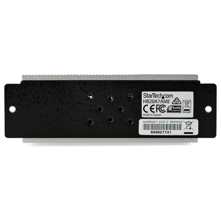StarTech.com Multiprise USB 2.0 industrielle à 7 ports avec protection électrostatique (ESD) 15 kV