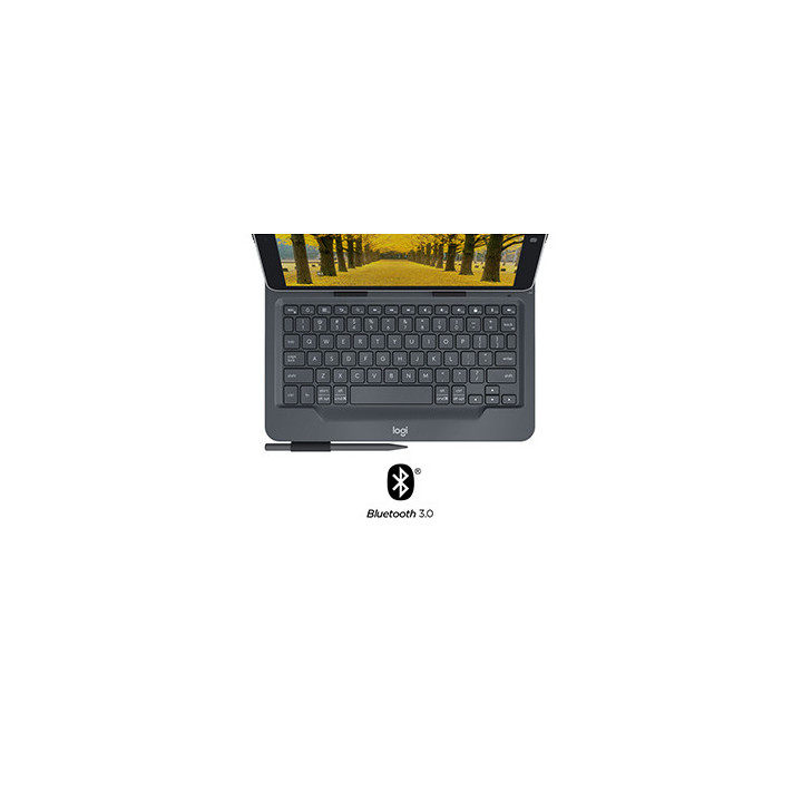 Logitech Universal Folio avec clavier intégré pour les tablettes Apple, Android et Windows 9 à 10 pouces