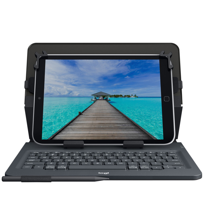 Logitech Universal Folio avec clavier intégré pour les tablettes Apple, Android et Windows 9 à 10 pouces