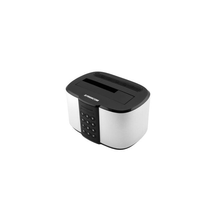 Freecom mDock Keypad Secure USB 3.2 Gen 1 (3.1 Gen 1) Type-C Noir, Gris