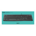 Logitech Keyboard K120 for Business clavier USB AZERTY Français Noir