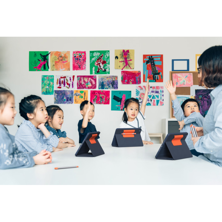 Logitech 920-009657 clavier pour tablette AZERTY Français Smart Connector Bleu