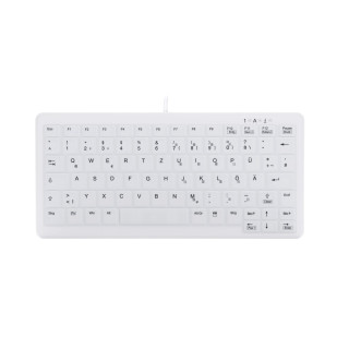 CHERRY AK-C4110 clavier Médical USB AZERTY Français Blanc