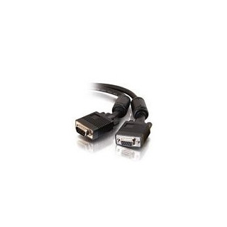 C2G 5m Monitor HD15 M/F cable câble VGA VGA (D-Sub) Noir