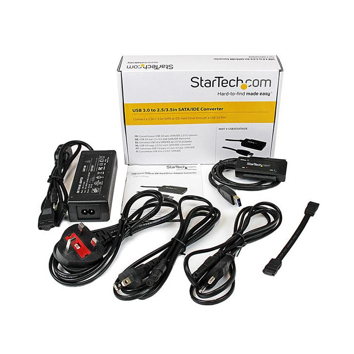 StarTech.com Adaptateur Convertisseur USB 3.0 vers SATA ou IDE de 2.5" ou 3.5"