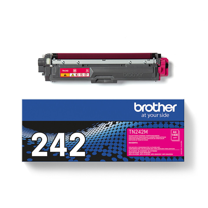 Brother Cartouche de toner TN-242M originale – Magenta