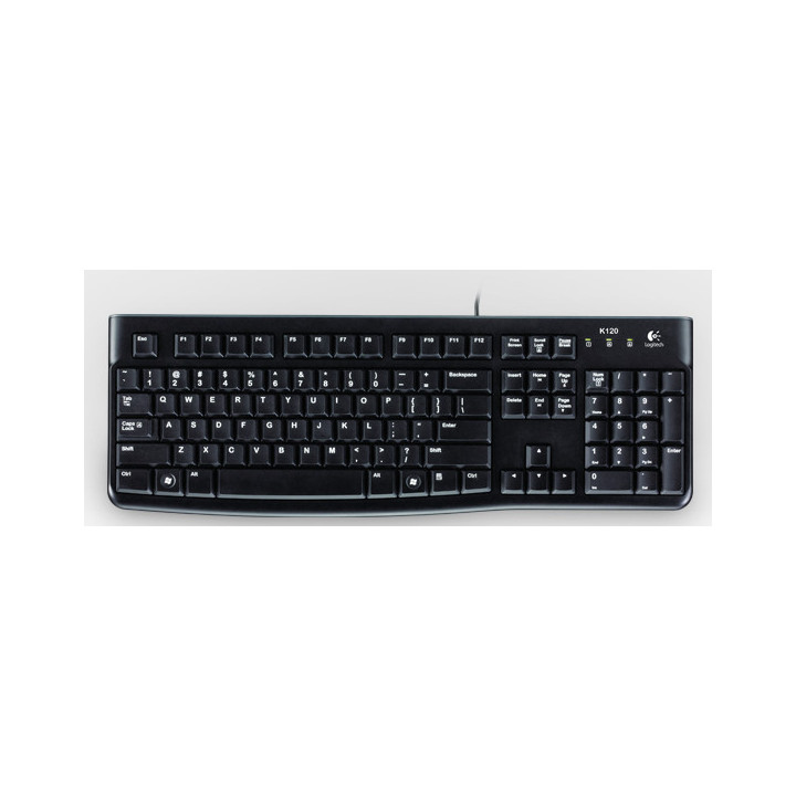 Logitech Keyboard K120 for Business clavier USB QWERTZ Suisse Noir