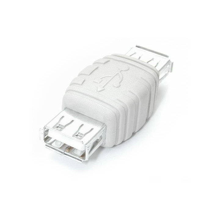 StarTech.com Changeur de genre USB - Adaptateur USB A vers A - F/F - Blanc