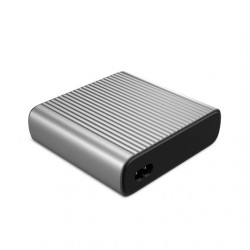 HYPER 245W GaN Desktop Charger Ordinateur portable, Smartphone, Tablette Noir, Argent Secteur, Batterie Charge rapide Intérieu