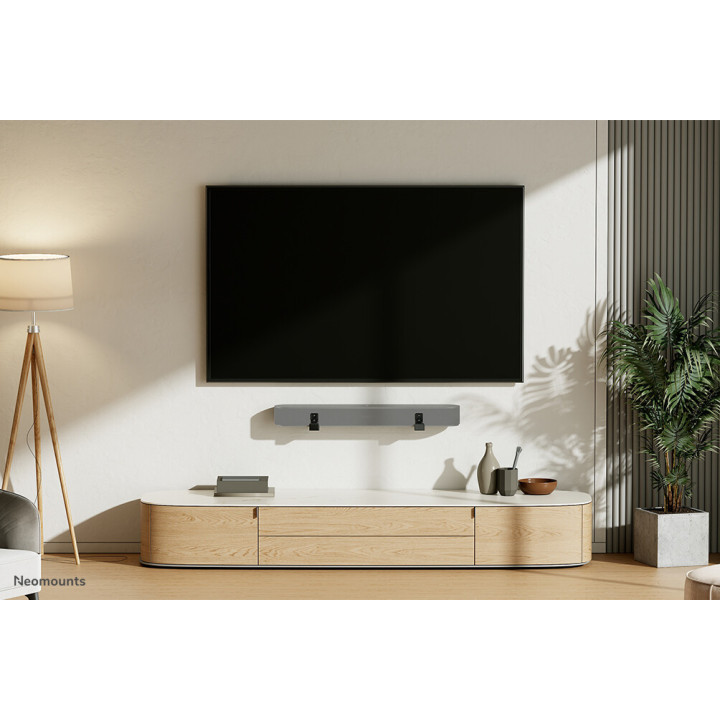 Neomounts AWL29-550BL1 Support mural pour vidéobar/barre de son - max 15 kg - universel