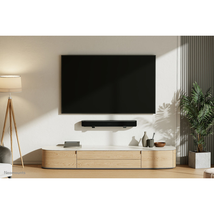 Neomounts AWL29-550BL1 Support mural pour vidéobar/barre de son - max 15 kg - universel