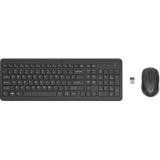 HP 330 Wls Mse and KB Combo FR clavier Souris incluse Universel RF sans fil Noir