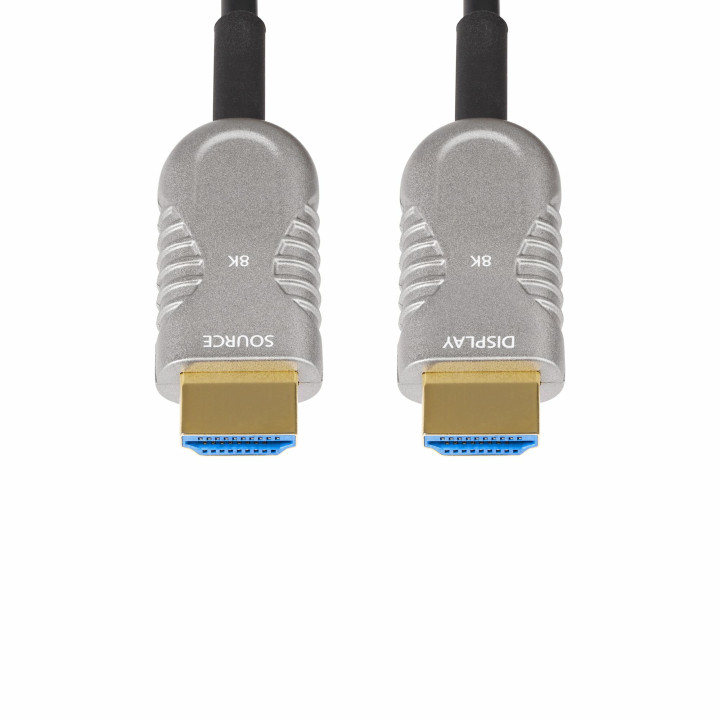 StarTech.com Câble Optique Actif (AOC) HDMI 2.1 Hybride de 30,4m, CMP, Plénum, Câble Fibre Optique HDMI 2.1/2.0 Ultra-Haute 